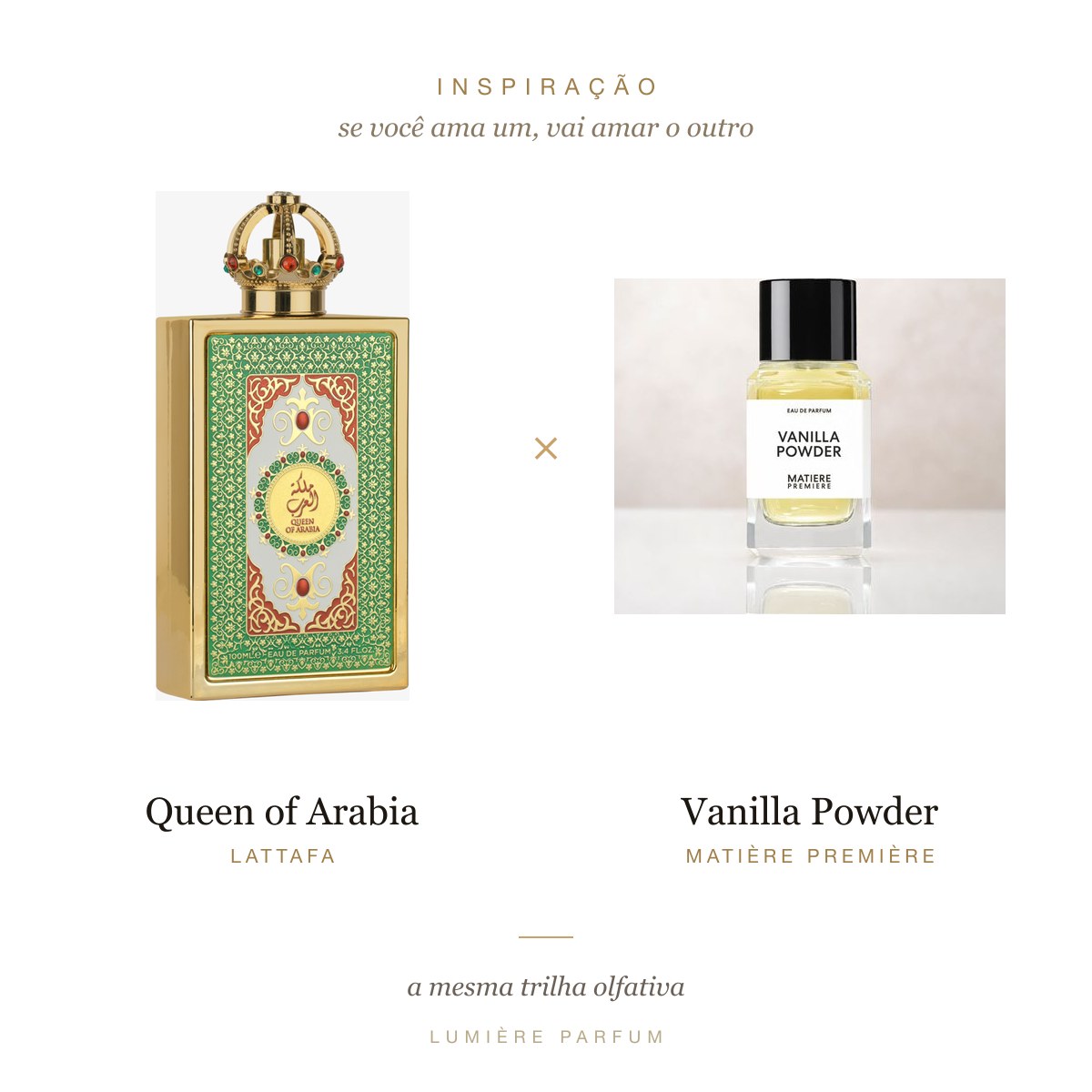 Lattafa Queen of Arabia — inspiração